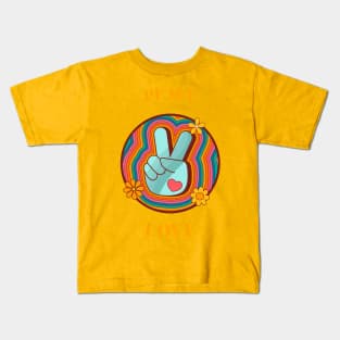 Peace and Love Kids T-Shirt